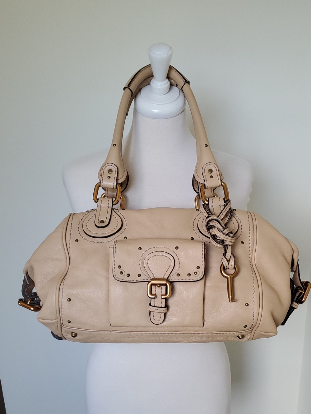 ORIGINAL Chloe "Paddington" Satchel In Cream/Tan